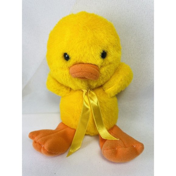 Cuddle Wit Toys Vintage 8 Inch Cuddle Wit Yellow Baby Duck Small